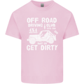 Off Road Driving Club Get Dirty 4x4 Funny Mens Cotton T-Shirt Tee Top Light Pink