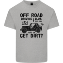 Off Road Driving Club Get Dirty 4x4 Funny Mens Cotton T-Shirt Tee Top Sports Grey