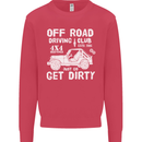 Off Road Driving Club Get Dirty 4x4 Funny Mens Sweatshirt Jumper Heliconia