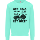 Off Road Driving Club Get Dirty 4x4 Funny Mens Sweatshirt Jumper Peppermint