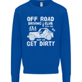 Off Road Driving Club Get Dirty 4x4 Funny Mens Sweatshirt Jumper Royal Blue