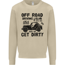 Off Road Driving Club Get Dirty 4x4 Funny Mens Sweatshirt Jumper Sand