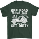 Off Road Driving Club Get Dirty 4x4 Funny Mens T-Shirt Cotton Gildan Forest Green