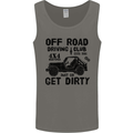 Off Road Driving Club Get Dirty 4x4 Funny Mens Vest Tank Top Charcoal