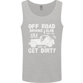 Off Road Driving Club Get Dirty 4x4 Funny Mens Vest Tank Top Sports Grey