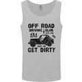 Off Road Driving Club Get Dirty 4x4 Funny Mens Vest Tank Top Sports Grey