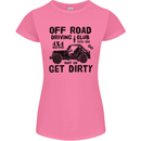 Off Road Driving Club Get Dirty 4x4 Funny Womens Petite Cut T-Shirt Azalea