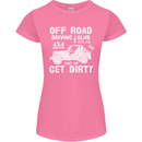 Off Road Driving Club Get Dirty 4x4 Funny Womens Petite Cut T-Shirt Azalea