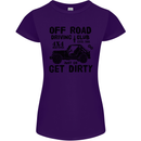 Off Road Driving Club Get Dirty 4x4 Funny Womens Petite Cut T-Shirt Purple