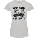 Off Road Driving Club Get Dirty 4x4 Funny Womens Petite Cut T-Shirt Sports Grey