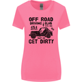 Off Road Driving Club Get Dirty 4x4 Funny Womens Wider Cut T-Shirt Azalea