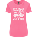 Off Road Driving Club Get Dirty 4x4 Funny Womens Wider Cut T-Shirt Azalea