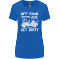 Off Road Driving Club Get Dirty 4x4 Funny Womens Wider Cut T-Shirt Royal Blue