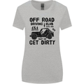 Off Road Driving Club Get Dirty 4x4 Funny Womens Wider Cut T-Shirt Sports Grey