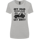 Off Road Driving Club Get Dirty 4x4 Funny Womens Wider Cut T-Shirt Sports Grey