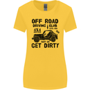 Off Road Driving Club Get Dirty 4x4 Funny Womens Wider Cut T-Shirt Yellow