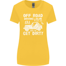 Off Road Driving Club Get Dirty 4x4 Funny Womens Wider Cut T-Shirt Yellow