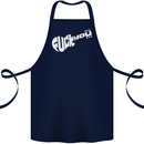 Offensive Guitar Acoustic Electric Bass Cotton Apron 100% Organic Navy Blue