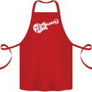 Offensive Guitar Acoustic Electric Bass Cotton Apron 100% Organic Red