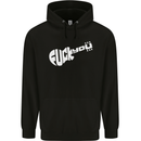 Offensive Guitar Acoustic Electric Bass Mens 80% Cotton Hoodie Black