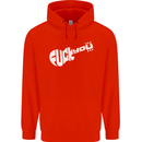 Offensive Guitar Acoustic Electric Bass Mens 80% Cotton Hoodie Bright Red