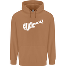 Offensive Guitar Acoustic Electric Bass Mens 80% Cotton Hoodie Caramel Latte