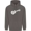 Offensive Guitar Acoustic Electric Bass Mens 80% Cotton Hoodie Charcoal