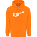 Offensive Guitar Acoustic Electric Bass Mens 80% Cotton Hoodie Orange