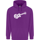 Offensive Guitar Acoustic Electric Bass Mens 80% Cotton Hoodie Purple
