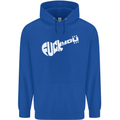 Offensive Guitar Acoustic Electric Bass Mens 80% Cotton Hoodie Royal Blue