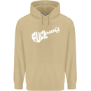 Offensive Guitar Acoustic Electric Bass Mens 80% Cotton Hoodie Sand