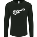 Offensive Guitar Acoustic Electric Bass Mens Long Sleeve T-Shirt Black