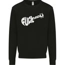 Offensive Guitar Acoustic Electric Bass Mens Sweatshirt Jumper Black