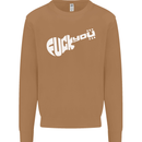 Offensive Guitar Acoustic Electric Bass Mens Sweatshirt Jumper Caramel Latte