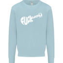 Offensive Guitar Acoustic Electric Bass Mens Sweatshirt Jumper Light Blue