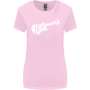 Offensive Guitar Acoustic Electric Bass Womens Wider Cut T-Shirt Light Pink