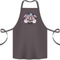 Offensive Pig Finger Flip Cotton Apron 100% Organic Dark Grey