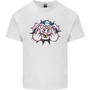 Offensive Pig Finger Flip Kids T-Shirt Childrens White