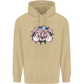 Offensive Pig Finger Flip Mens 80% Cotton Hoodie Sand