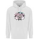 Offensive Pig Finger Flip Mens 80% Cotton Hoodie White