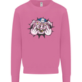 Offensive Pig Finger Flip Mens Sweatshirt Jumper Azalea