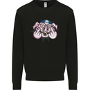 Offensive Pig Finger Flip Mens Sweatshirt Jumper Black