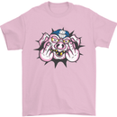 Offensive Pig Finger Flip Mens T-Shirt Cotton Gildan Light Pink