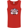 Offensive Pig Finger Flip Mens Vest Tank Top Red