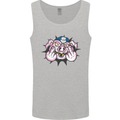 Offensive Pig Finger Flip Mens Vest Tank Top Sports Grey