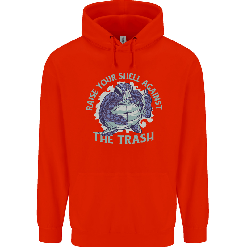 Offensive Turtle Environment Climate Change Childrens Kids Hoodie Bright Red