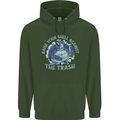 Offensive Turtle Environment Climate Change Childrens Kids Hoodie Forest Green