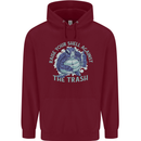 Offensive Turtle Environment Climate Change Childrens Kids Hoodie Maroon