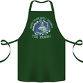 Offensive Turtle Environment Climate Change Cotton Apron 100% Organic Forest Green