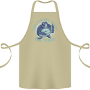 Offensive Turtle Environment Climate Change Cotton Apron 100% Organic Khaki